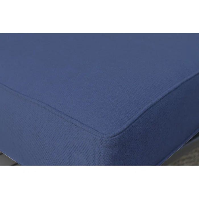 Handcrafted Outdoor Loveseat With Wicker Seating