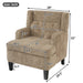 Modern Tufted Upholstered Accent Chair For Living Room