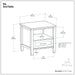 Ela - End Table - Brown