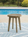 Marina Sun - Round End Table - Beige