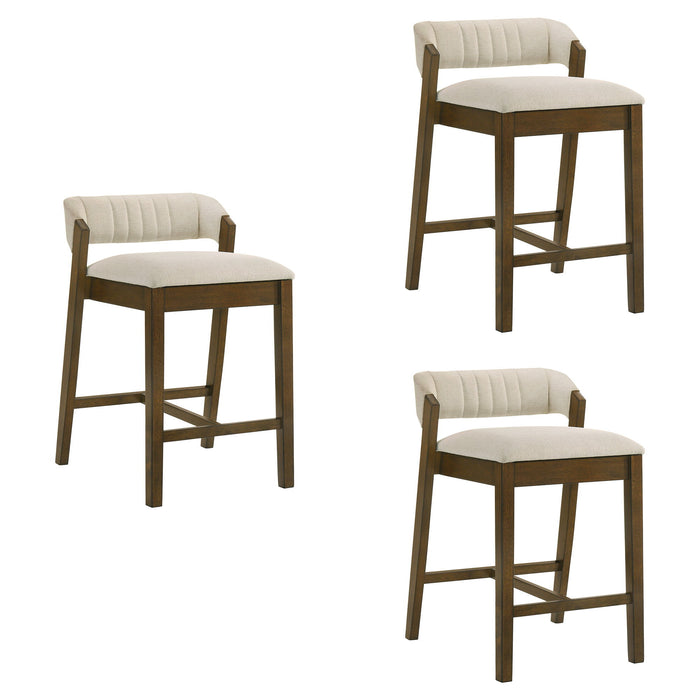 Landyn - 26" Sepia Brown Counter Height Rubberwood Barstool