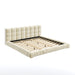 Upholstered Platform Bed Frame With Tufted Headboard