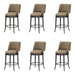 Torres - Upholstered Swivel Counter Height Barstool