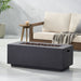 Contemporary Outdoor 40, 000 Btu Propane Fire Pit - Dark Gray