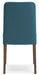 Lyncott - Dining Uph Side Chair (Set of 2) - Blue / Brown