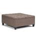 Harrison - Coffee Table Storage Ottoman - Tanners Brown