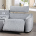 Fullar - RAF Modular Power Motion Recliner - Light Gary Chenille