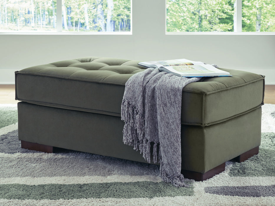 Caspian-Town - Oversized Accent Ottoman - Olive