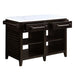 Darwid - Kitchen Island - Marble Top Top & Espresso