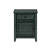 Accent Table With Storage Drawer - Blue