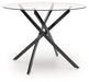 Pharwynn - 5 Pc. - Dining Room Table, 4 Side Chair - Black