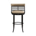 Telia - Upholstered Swivel Bar Height Barstool