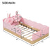 Platform Bed With Animal Pillows And Storage Bags