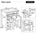Bathroom Vanity With Sink, Soft Closing Cabinet