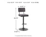 Strumford - Tall Swivel Barstool (Set of 2)