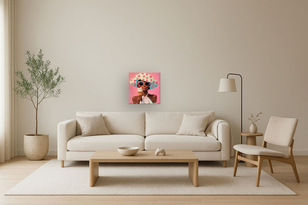 Cherry Delight Essence - 24" x 24" Framed Wall Art