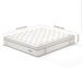 Snooze Mattress Company Atlas - 12" Euro Top Firm Hybrid Mattress With Independently Encased Coils & Gel Memory Foam