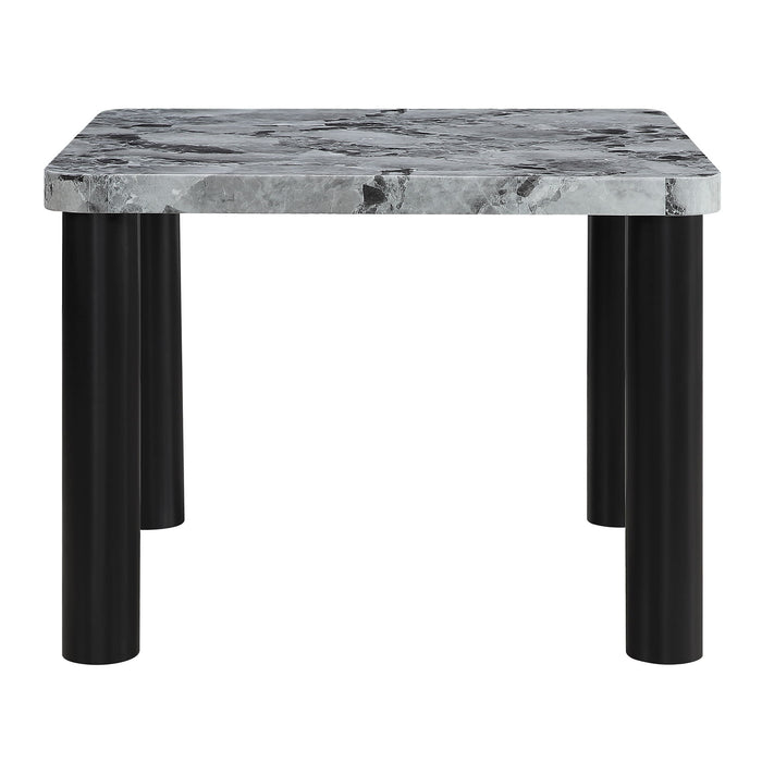 Square Frame Dining Table - Gray