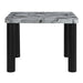 Square Frame Dining Table - Gray