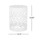 Outdoor Metal Large End Table, Modern Design