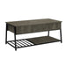 Contemporary Coffee Table, Lift Top, Rectangular