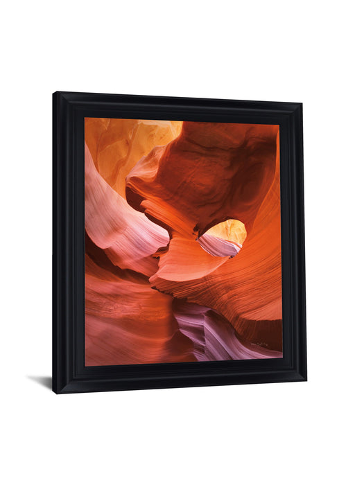 Sunlit Veins - 28" x 34" Framed Wall Art