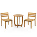 Outdoor 3 Pieces Dining Set - Teak