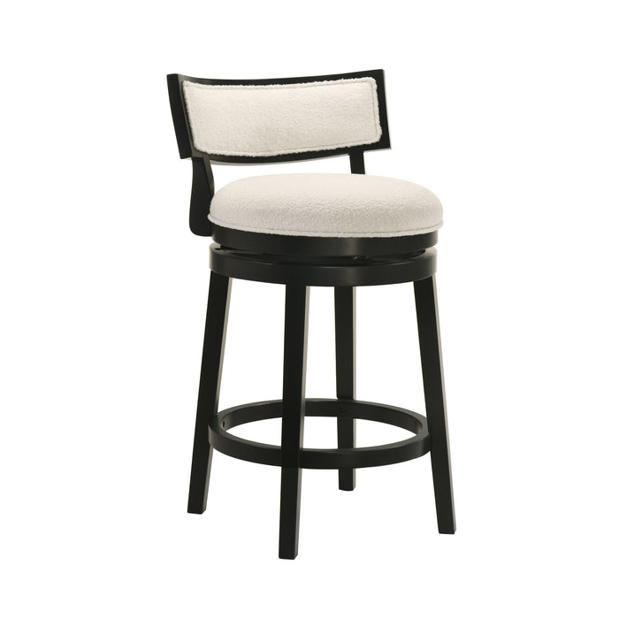 Noely - Modern Farmhouse Swivel Wood Counter Height Kitchen Bar Stool