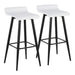 Ale - Contemporary Fixed Height Bar Stool (Set of 2)
