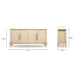 Milo - 4 Door Sideboard - Natural