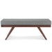 Chanelle - Mid-Century Ottoman Bench