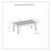 Palmetto - Outdoor Coffee Table - Light Teak