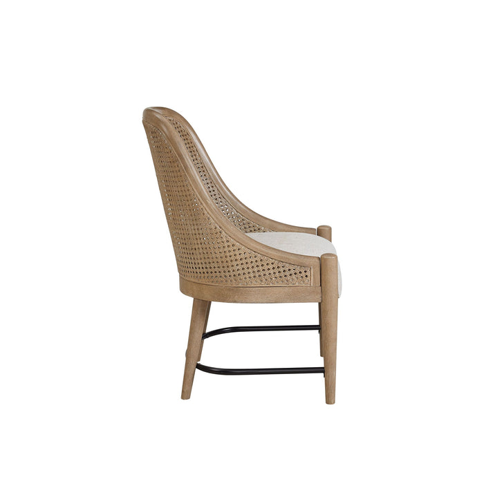Cane Backed Host Chair Colored (Set of 2) - Sand - Thumbnail 2