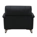 Eilene - Chair - Black Top Grain Leather