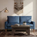 Upholstered Loveseat Sofa, 2 Seater Couch For Living Room Apartment