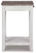 Adalane - Accent Table - White / Gray