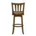 Wren - Modern Farmhouse Swivel Wood Bar Height Kitchen Bar Stool