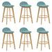 Vera - Upholstered Wood Counter Height Barstool
