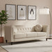 Chesterfield Sofa With Square Arms For Living Room