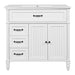 Bathroom Vanity With Sink, 2 Doors 2 Drawers, Freestanding Design