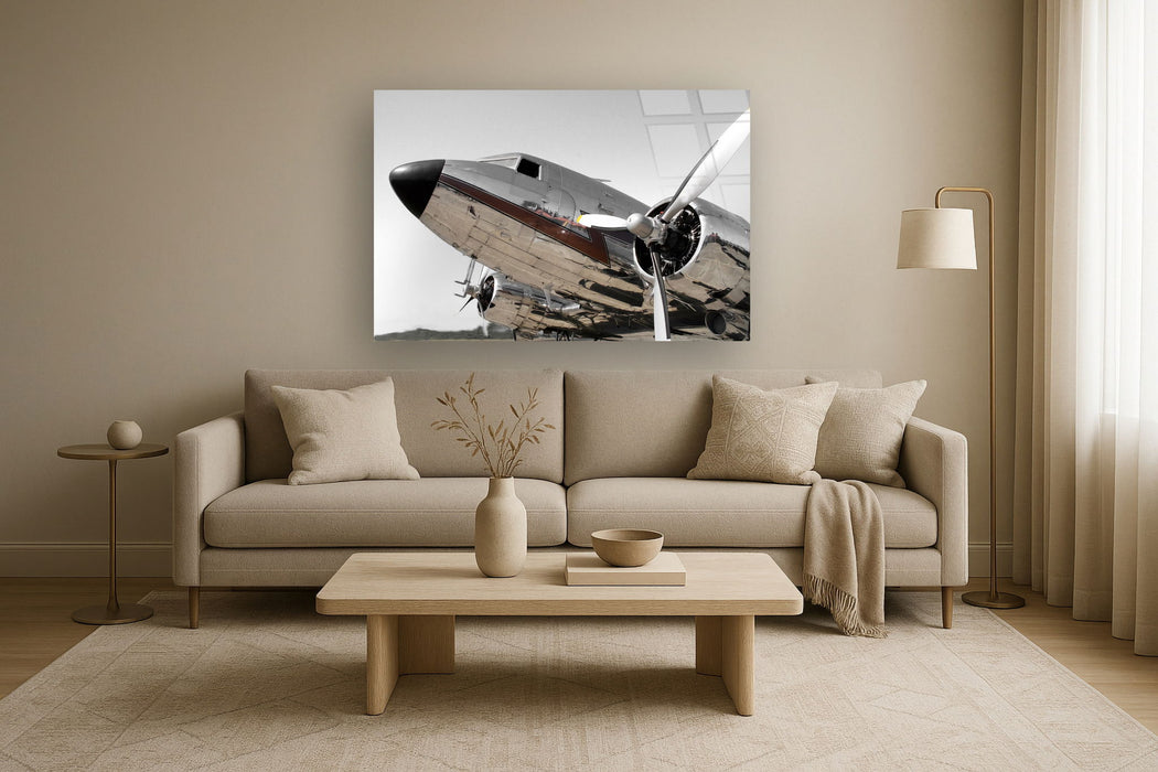 Floating Tempered Glass With Foil Let's Go Travelling - Pearl Silver