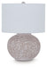 Vien - Terracotta Table Lamp - Distressed White
