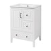 Retro Bathroom Vanity With Sink, Soft Closing Cabinet & Drawers