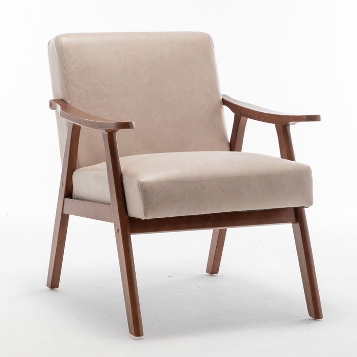 Accent Chair, Classic Mid Century Modern For Extra Seating