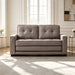 Pull Out Sleeper Loveseat - Light Brown