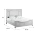 Queen Panel Bed - Gray - Wood