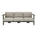 Ciela - 5-Piece Outdoor Sofa Lounge Set With Sintered Stone Tables - Gray / Dark Bronze