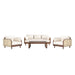 Wavefront - 4-Piece Outdoor Conversation Set With Cushions
