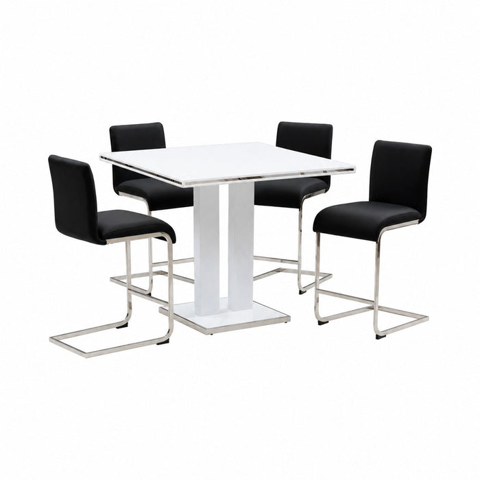 Amanda - Dining Table Set With Stools