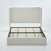 Carmen - Minimalist Upholstered Wingback Bed Frame With High Headboard